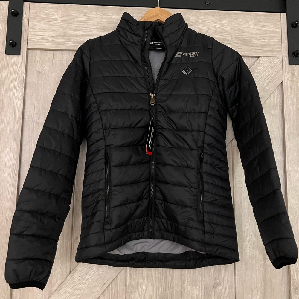 New! Heated puff coat